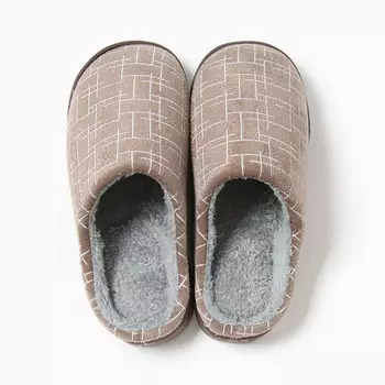 Тапочки мужские #004 р.42-43, коричневый