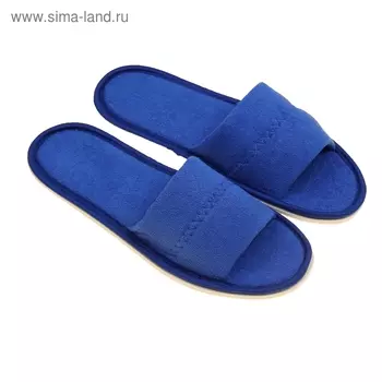 Тапочки мужские, цвет васильковый, размер 42-45