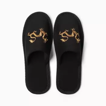 Тапочки мужские Дракон, р.45, черный