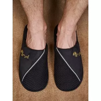 Тапочки мужские Mes, размер 44-45 черный