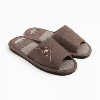 Тапочки мужские открытые, размер 40/41