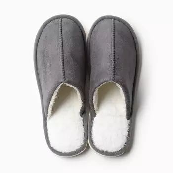 Тапочки мужские размер 42-43, цвет серый