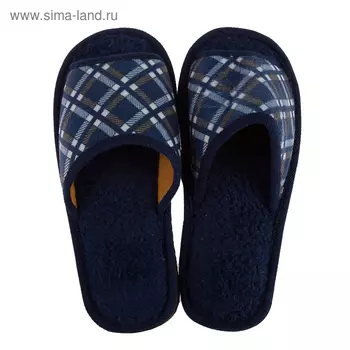 Тапочки мужские, синий размер 40/41