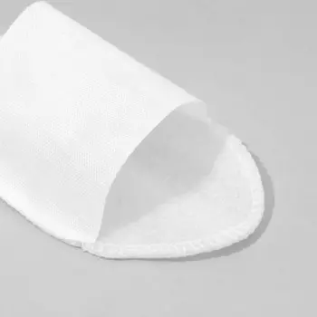 Тапочки одноразовые Антикризисные, 4 мм, белые