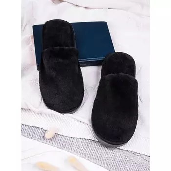 Тапочки женские Amaro home , размер 39-41, цвет черный