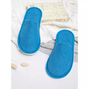 Тапочки женские AmaroHome, размер 36-38, цвет бирюзовый