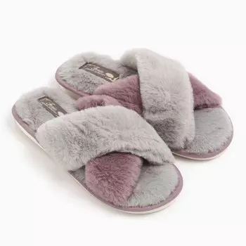 Тапочки женские, цвет фиолетовый, размер 37/38