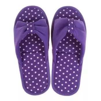 Тапочки женские цвет фиолетовый, размер 40