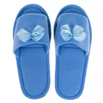 Тапочки женские цвет голубой, размер 38-39