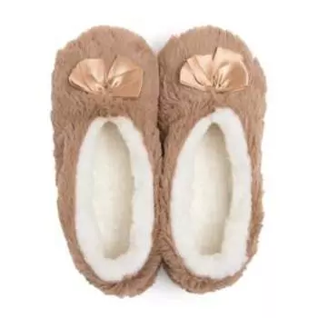 Тапочки женские, цвет кофе, размер 38