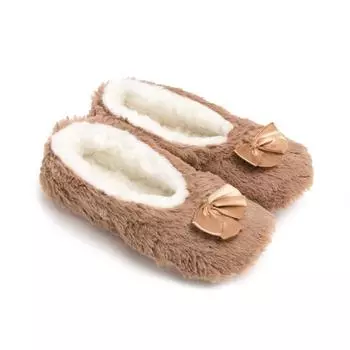 Тапочки женские, цвет кофе, размер 40