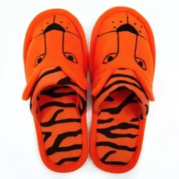 Тапочки женские, цвет оранжевый, размер 37