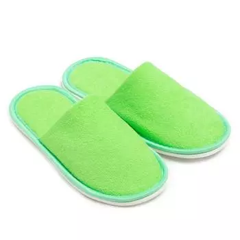 Тапочки женские, цвет салатовый, размер 39-41