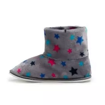 Тапочки женские, цвет серый звезды, размер 35