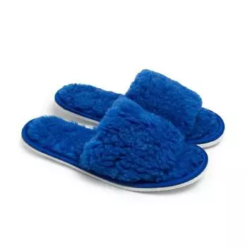 Тапочки женские, цвет синий, размер 35