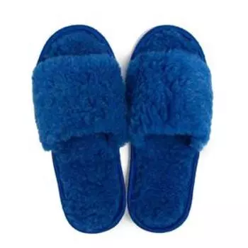 Тапочки женские, цвет синий, размер 40