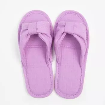 Тапочки женские, цвет сиреневый, размер 39