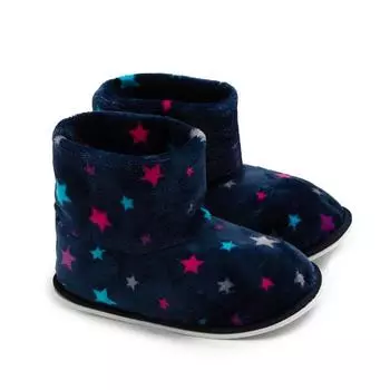 Тапочки женские, цвет тёмно-синий звезды, размер 40