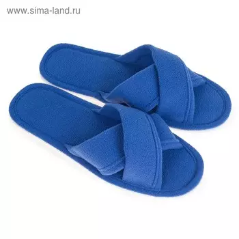 Тапочки женские цвет василёк, размер 40