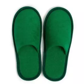 Тапочки женские, цвет зелёный, размер 36-38