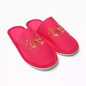 Тапочки женские Дракон, р.36, розовый
