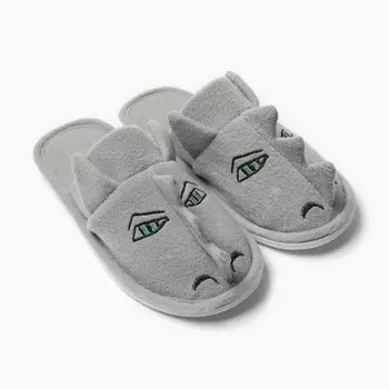 Тапочки женские закрытые Дракон, размер 39, серый