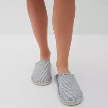 Тапочки женские, размер 36-37, цвет синий