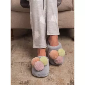 Тапочки женские, размер 38, цвет голубой