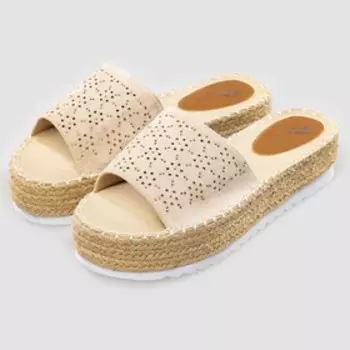 Тапочки женские, размер 39, цвет бежевый