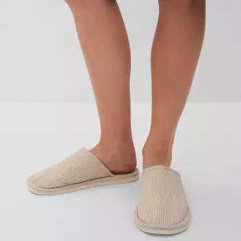 Тапочки женские закрытые LoveLife, размер 40-41, бежевые