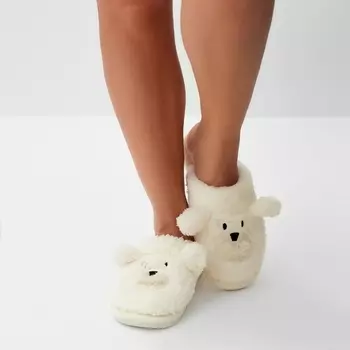 Тапочки женские размер 40-41, цвет молочный