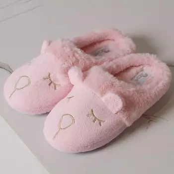 Тапочки женские, размер 40, цвет розовый