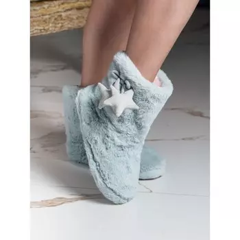 Тапочки женские, размер 41, цвет серый