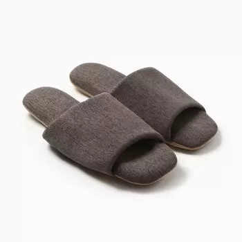 Тапочки женские с открытым носом LoveLife ECO, размер 40-41, коричневые