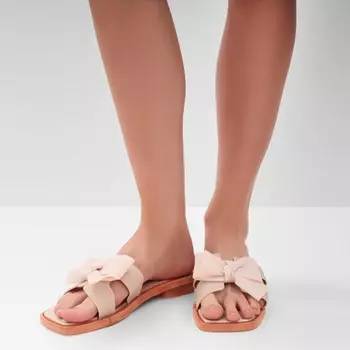 Тапочки женские с открытым носом LoveLife, размер 38-39, молочные