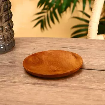 Тарелка, 16162 см, тиковое дерево