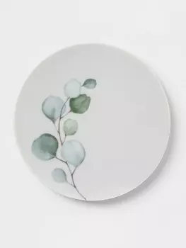 Тарелка Добрушский фарфор «Ботаника», d=20 см, белая