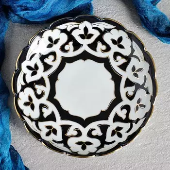 Тарелка 210 код 1008 Пахта в золоте 21см