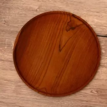 Тарелка, 30302 см, тиковое дерево