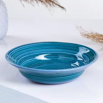 Тарелка "Анис" бирюза, 0,6л