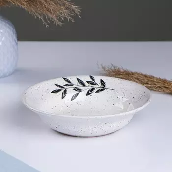 Тарелка "Анис" серебро, 0,6л