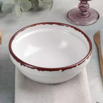 Тарелка фарфоровавя Antica perla, 600 мл, d=15,5 см