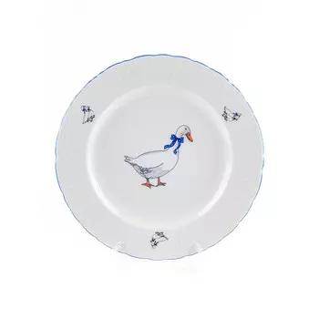 Тарелка Cmielow Rococo «Гуси», d=26 см