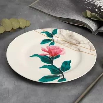 Тарелка «Цветы», 20 см