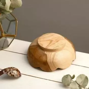 Тарелка "Дарма" 14,5х14,5х5 см дерево