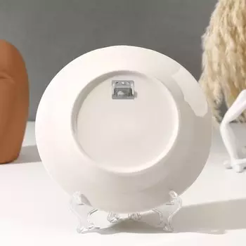 Тарелка декоративеая "Апельсинчик", D = 17,5 см