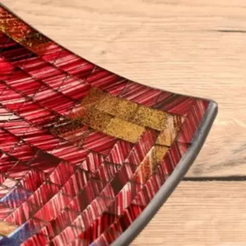 Тарелка декоративная 20х20х5 см, керамика