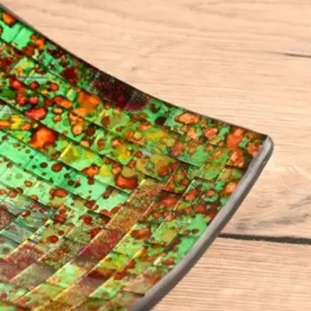 Тарелка декоративная 20х20х5 см, керамика