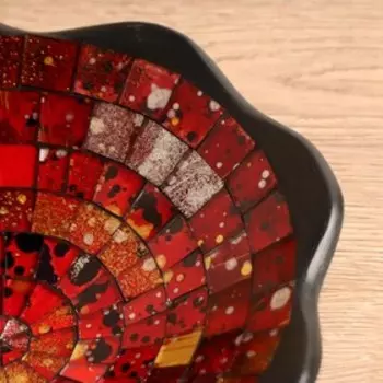 Тарелка декоративная 23х23х5 см, керамика