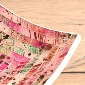 Тарелка декоративная 25х25х6 см, керамика